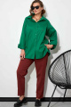 Рубашка SOVA 11078 зеленый