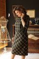 Платье Romanovich Style 1-2422 черный/горчица