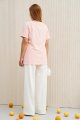 Блуза Панда 482047 розовый