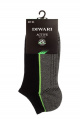 Носки Conte Elegant DIWARI_ACTIVE_ультракороткие_044 черный-серый