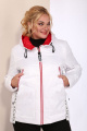 Куртка Shetti 2075-1 белый+красный