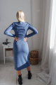 Платье Andrea Fashion 2259 синий
