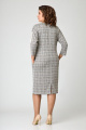 Платье Мишель стиль 1076 бежево-серый