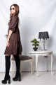 Платье PATRICIA by La Cafe F15190 коричневый
