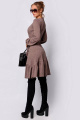 Платье PATRICIA by La Cafe F14661 серо-коричневый