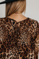 Платье Amberа Style 1005-2022С леопард
