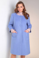 Пальто Viola Style 6058 голубой