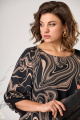 Платье Romanovich Style 1-2442 чёрный/ бежевый