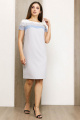 Платье Condra 10012 серый-голубой