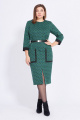 Платье Милора-стиль 1042 зеленый
