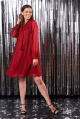 Платье KaVaRi 1012.2 красный_принт-точка