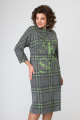 Платье Мишель стиль 1093 серо-зеленый
