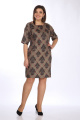Платье Lady Style Classic 926/17 коричневый_с_черным