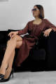 Платье PATRICIA by La Cafe C15192 черный,коричневый