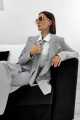 Женский костюм PATRICIA by La Cafe NY15411 серый,белый