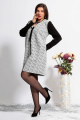 Платье BegiModa 1021 черно-белый