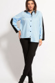 Блуза BegiModa 4056 голубой