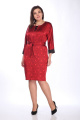 Платье Lady Style Classic 2676/3 красные_тона