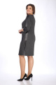Платье Lady Style Classic 1704/3 графитовый_с_черным