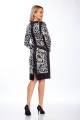 Платье Lady Style Classic 143 черный_с_белым