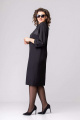 Платье EVA GRANT 219 черный+тесьма