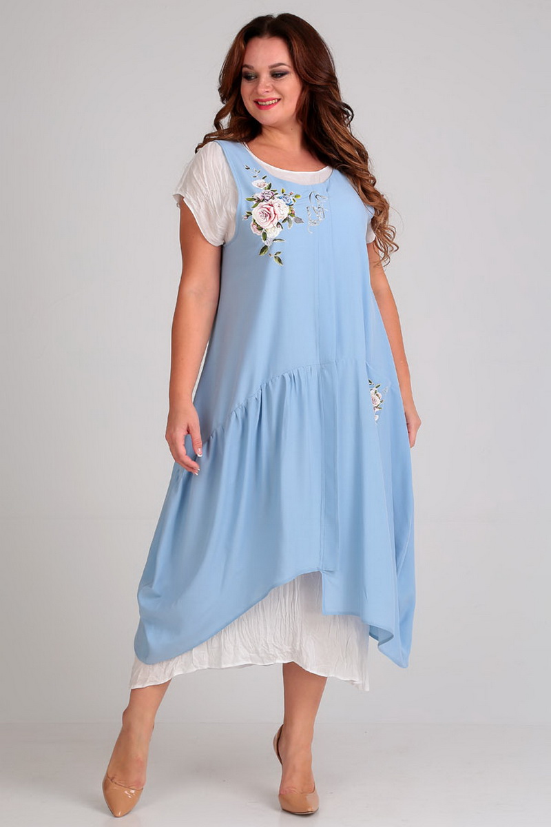 платье Таир-Гранд 5306 голубой