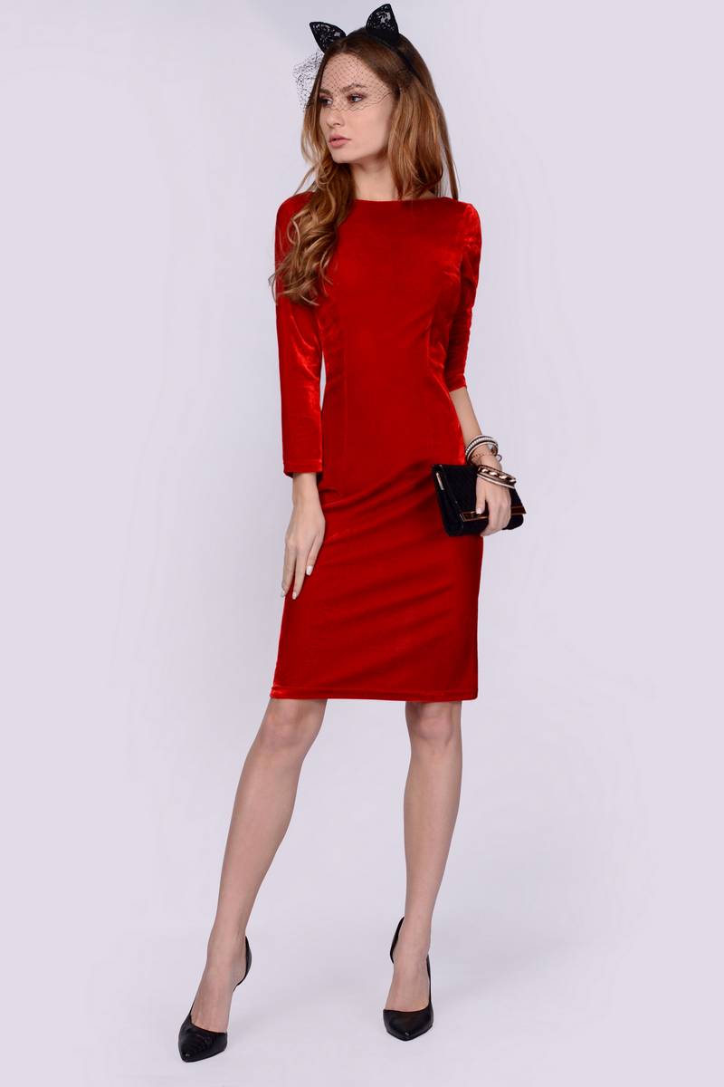 платье PATRICIA by La Cafe NY1633 красный