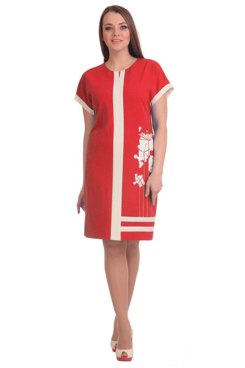 платье Линия Л Б-1517 красный