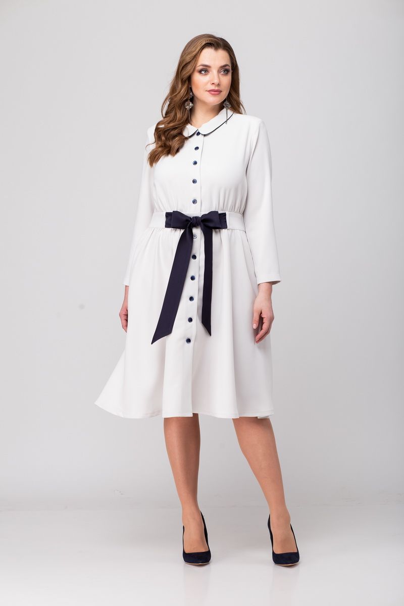 платье,  блуза Djerza 1444 белый