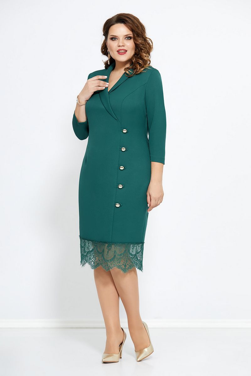 платье Mira Fashion 4751 зеленый