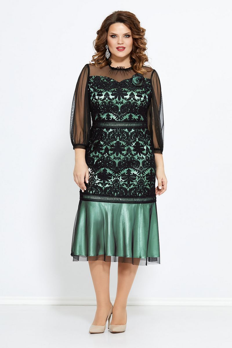 платье Mira Fashion 4767-2 зеленый
