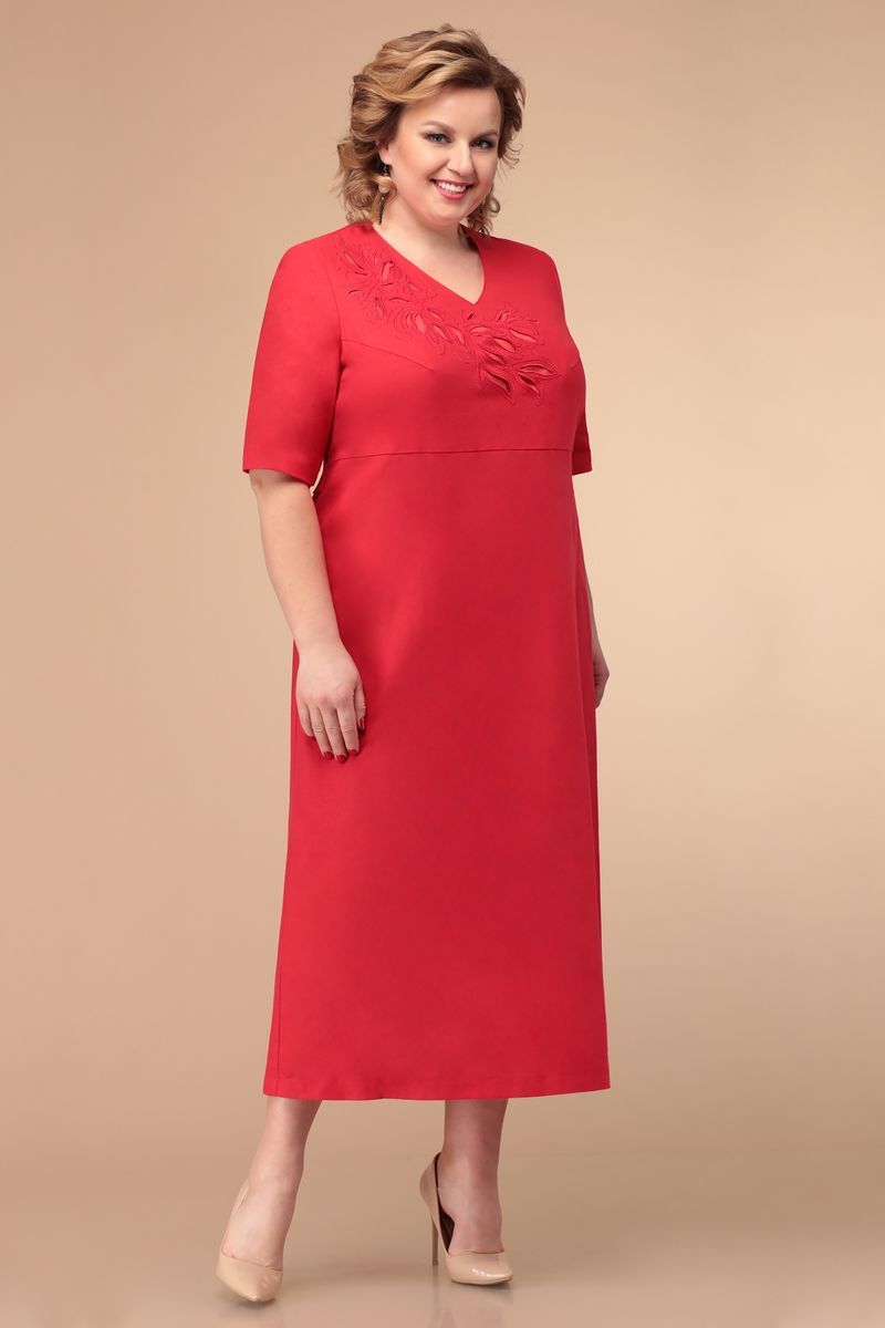 платье Линия Л Б-1787 красный