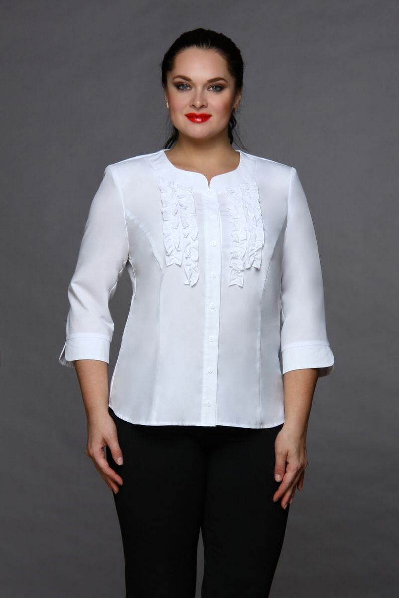 блуза MIRSINA FASHION 1014 белый
