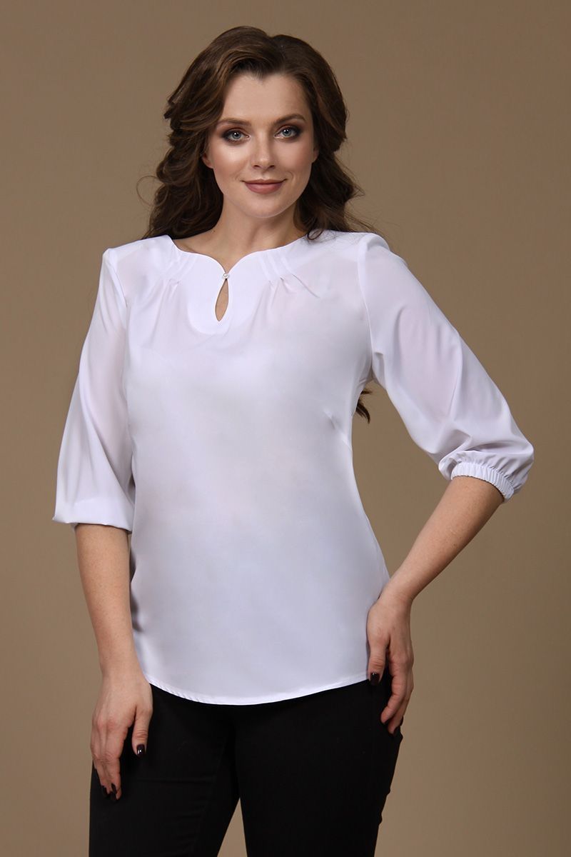 блуза MIRSINA FASHION 1425 белый
