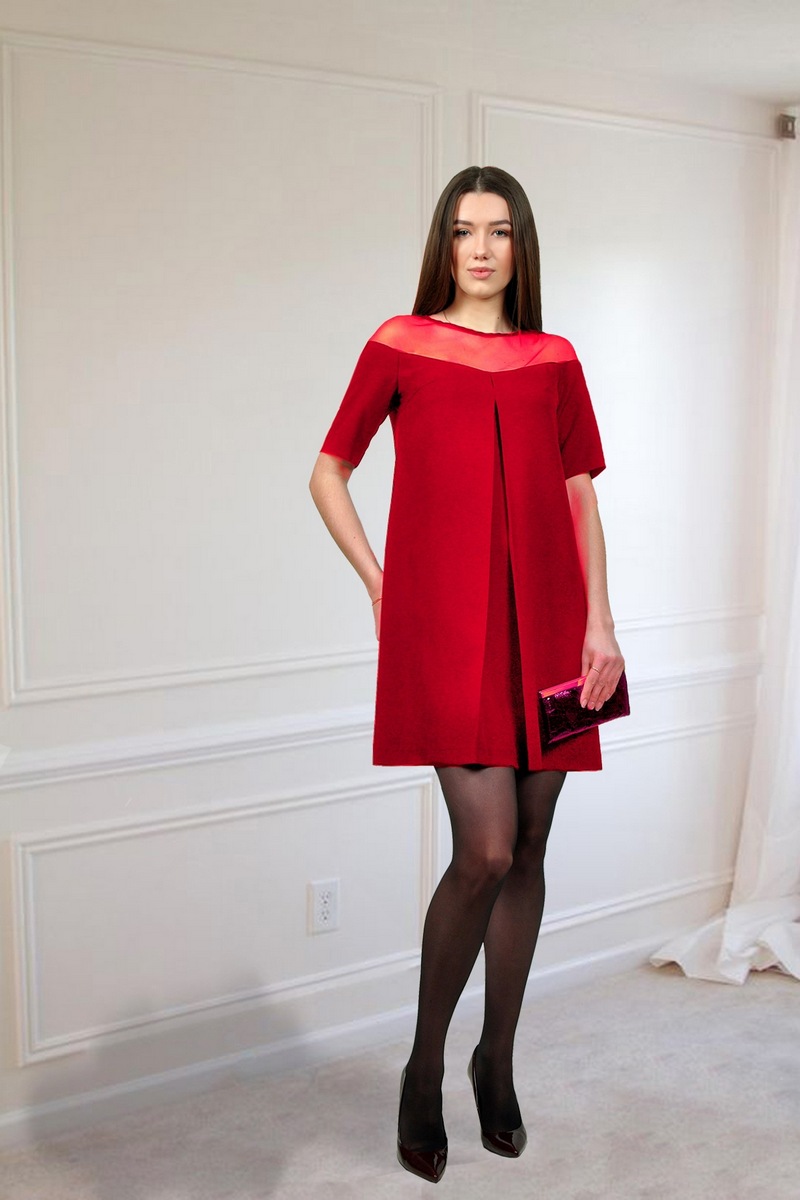 платье Talia fashion Пл-080 красный