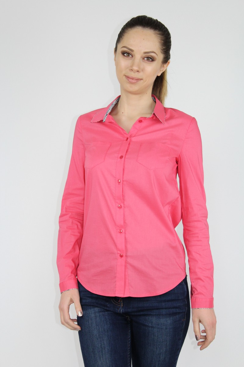 рубашка VLADOR 300606 розовый