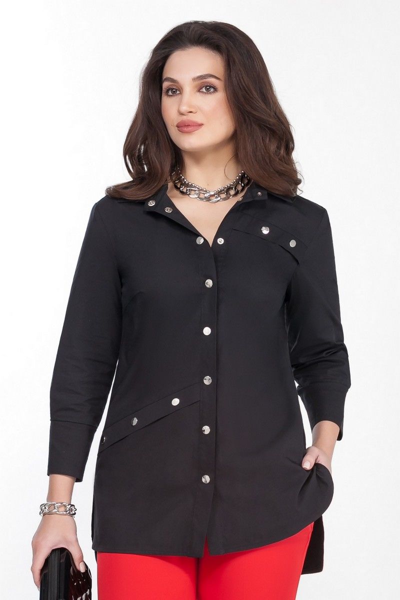 блуза TEZA 1567 черный