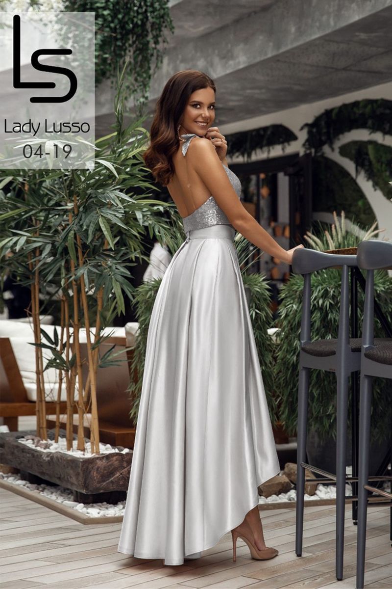 Платье Lady Lusso 11 19 Серый