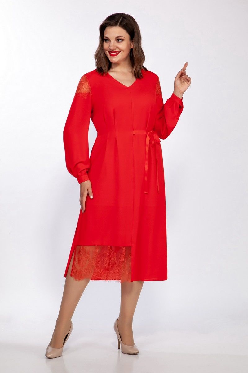 платье LaKona 1386 красный