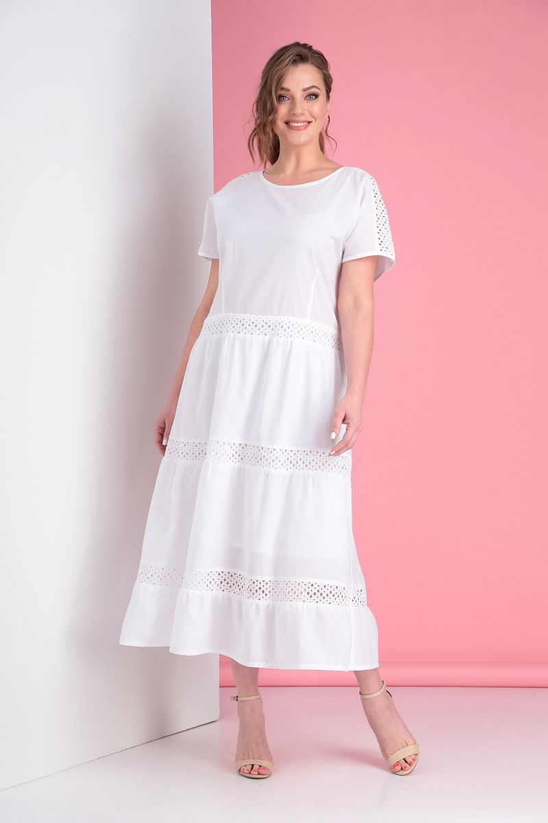 платье AMORI 9560 белый