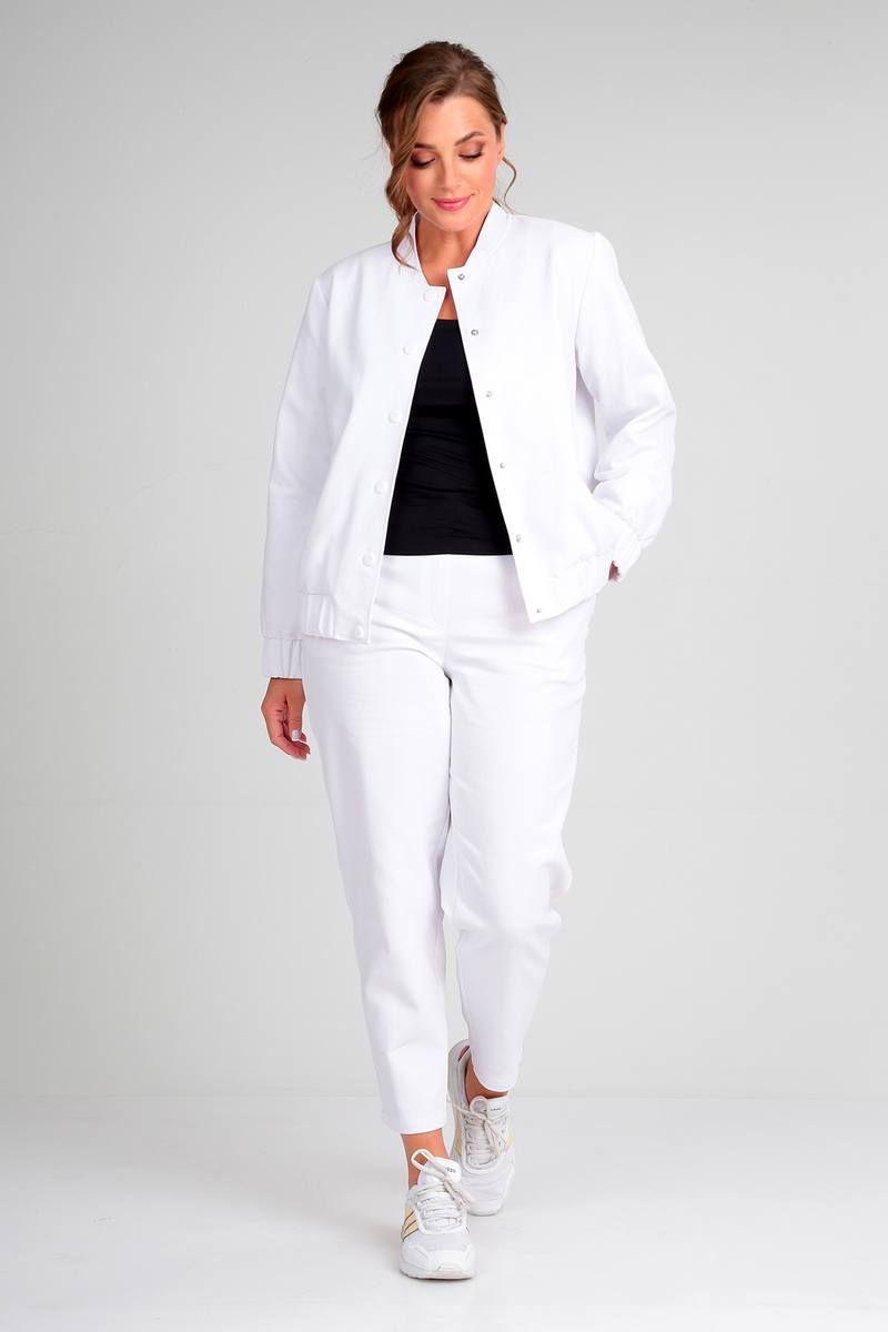 брюки,  куртка Liona Style 848 белый
