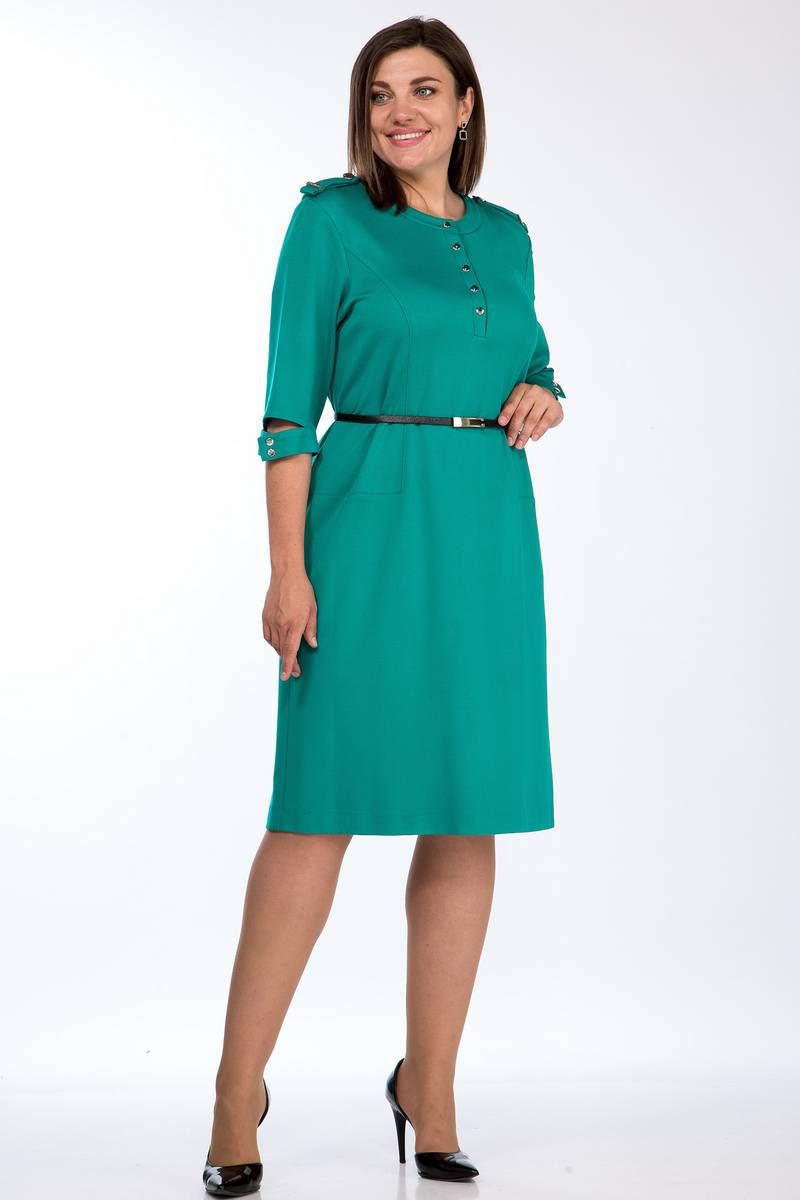 платье Lady Style Classic 425/1 голубо-зеленый