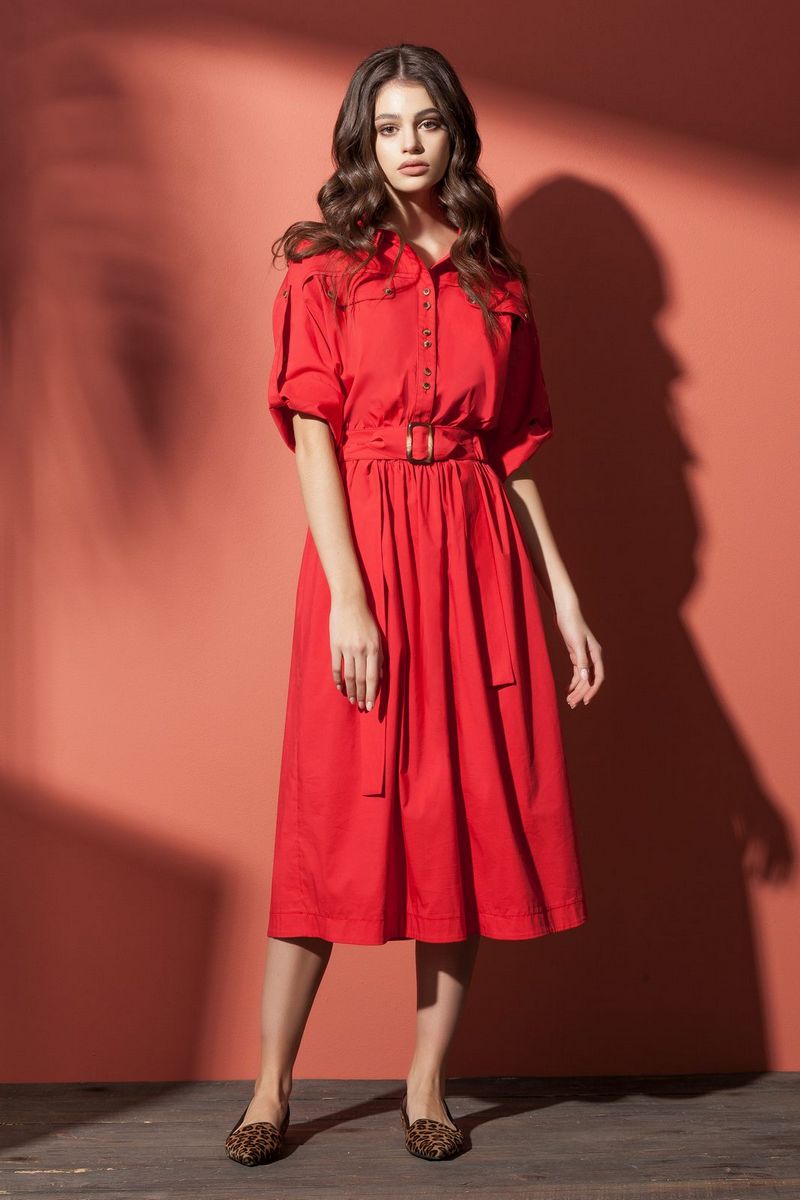 платье Nova Line 5844 красный
